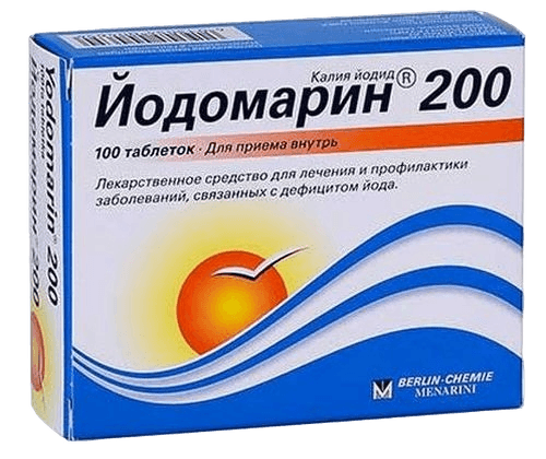 Йодомарин, 200 мкг, таб. №100