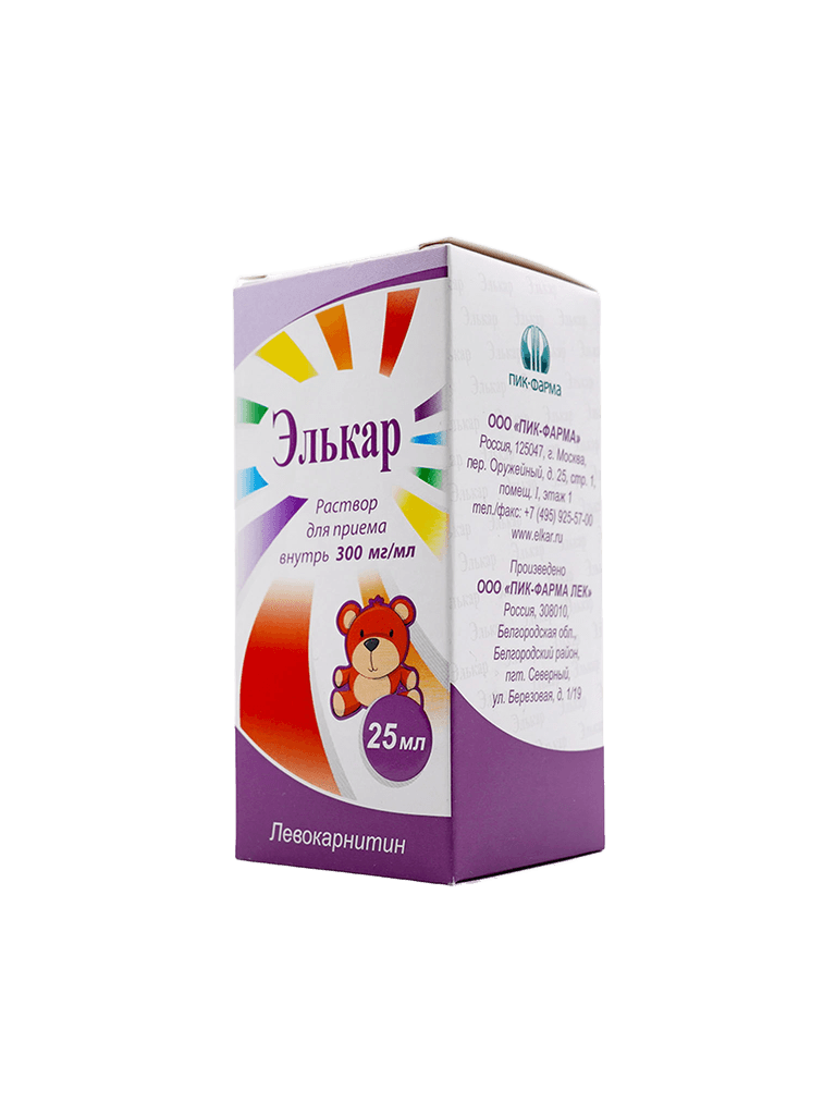 Элькар, 300 мг/мл, 25 мл, флак.