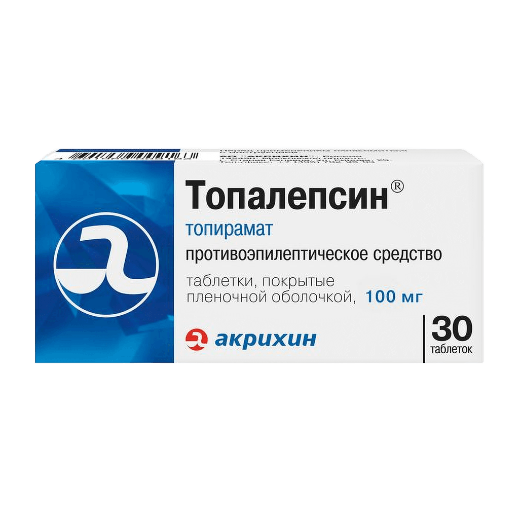 Топалепсин, 100 мг, таб. №30