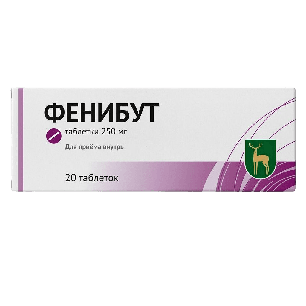 Фенибут, 250 мг, таб. №30