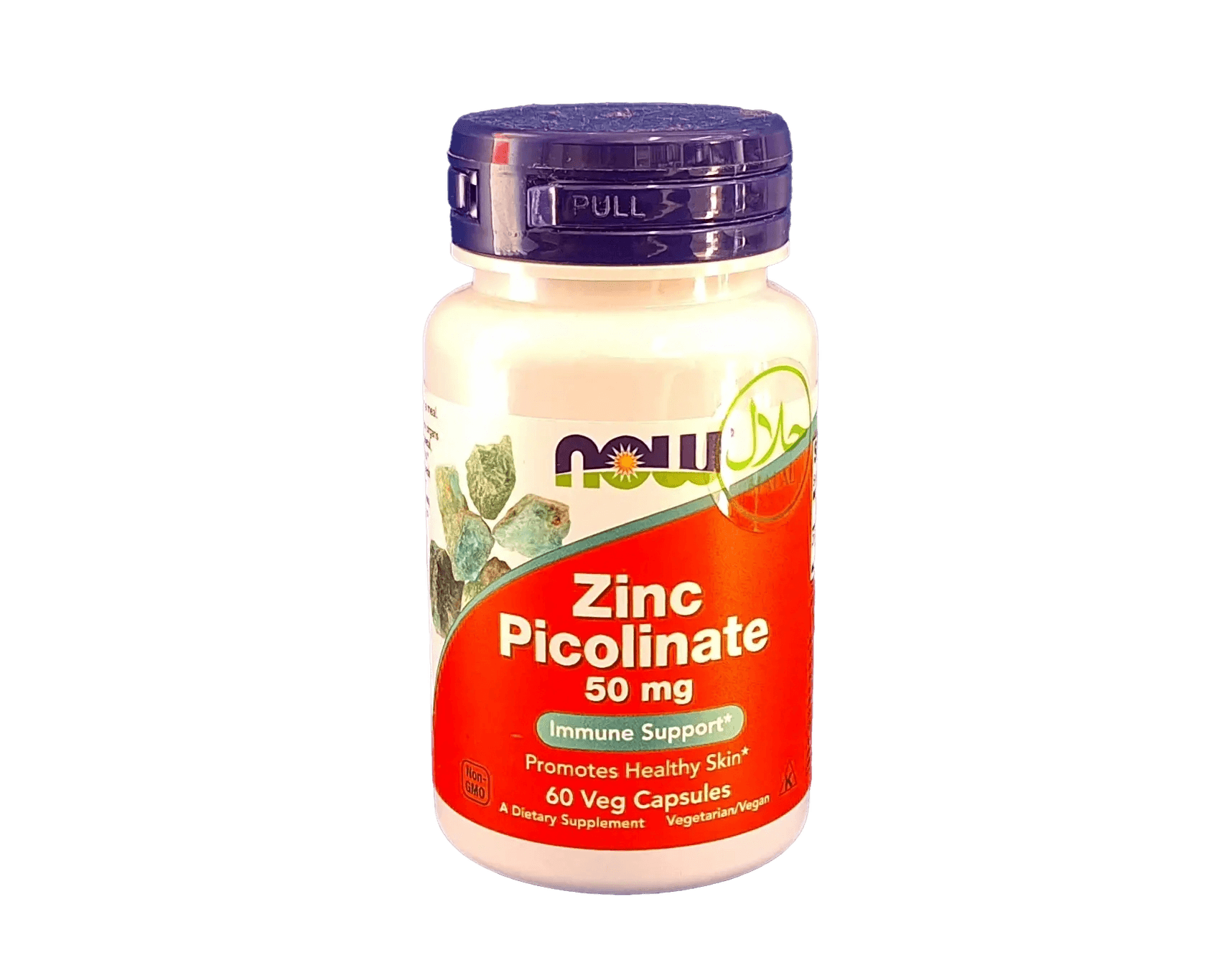 Цинк Пиколинат (NOW Zinc Picolinate), 50 мг, капс. №60