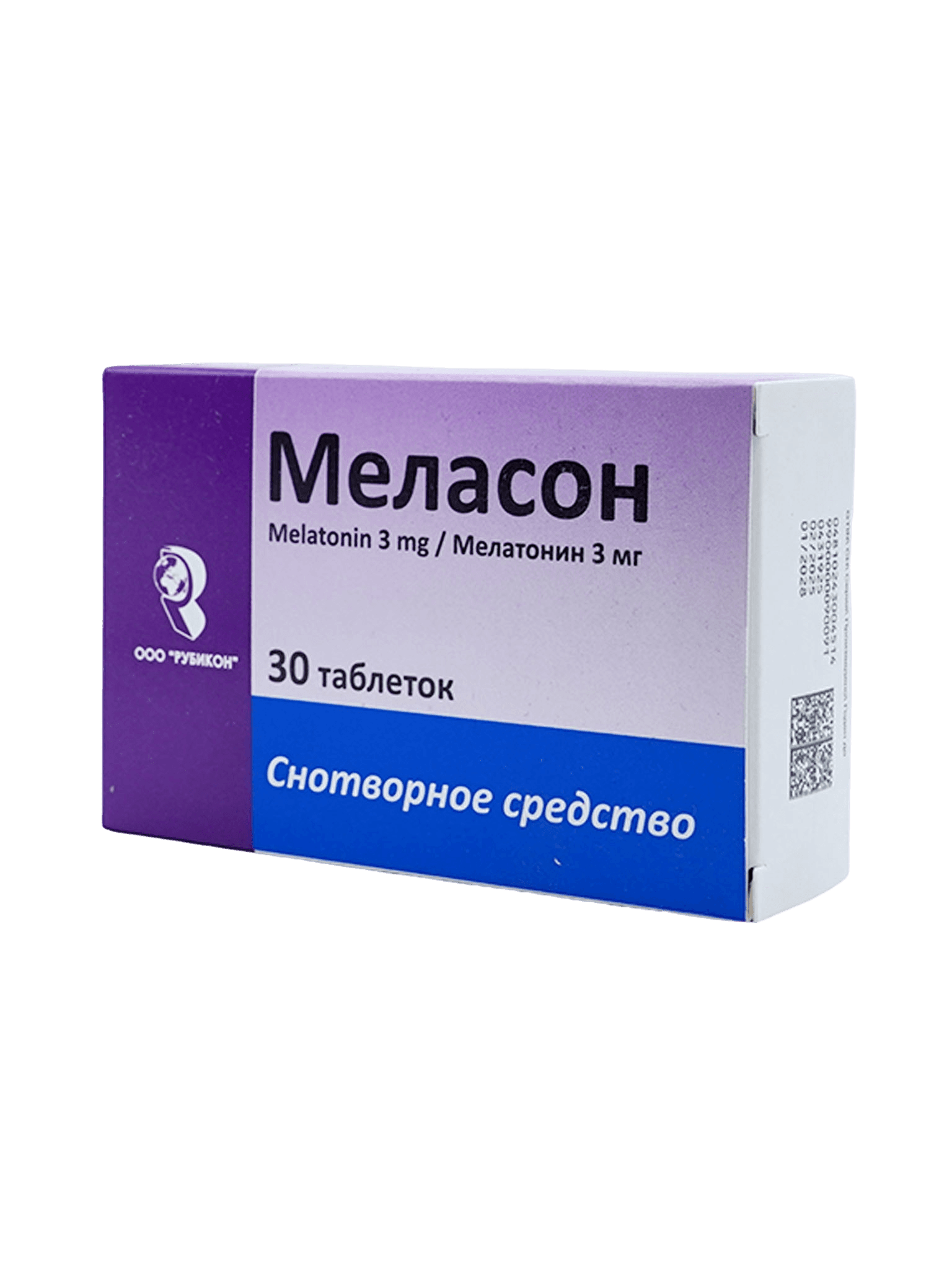 Меласон, 3 мг, таб. №30