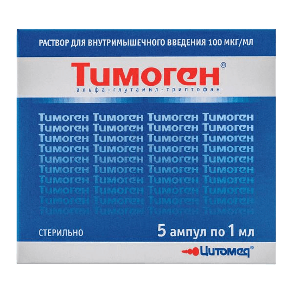 Тимоген, 100 мкг/мл, 1 мл, амп. №5