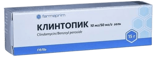 Клинтопик, 10 мг/50 мг, 15 г, гель