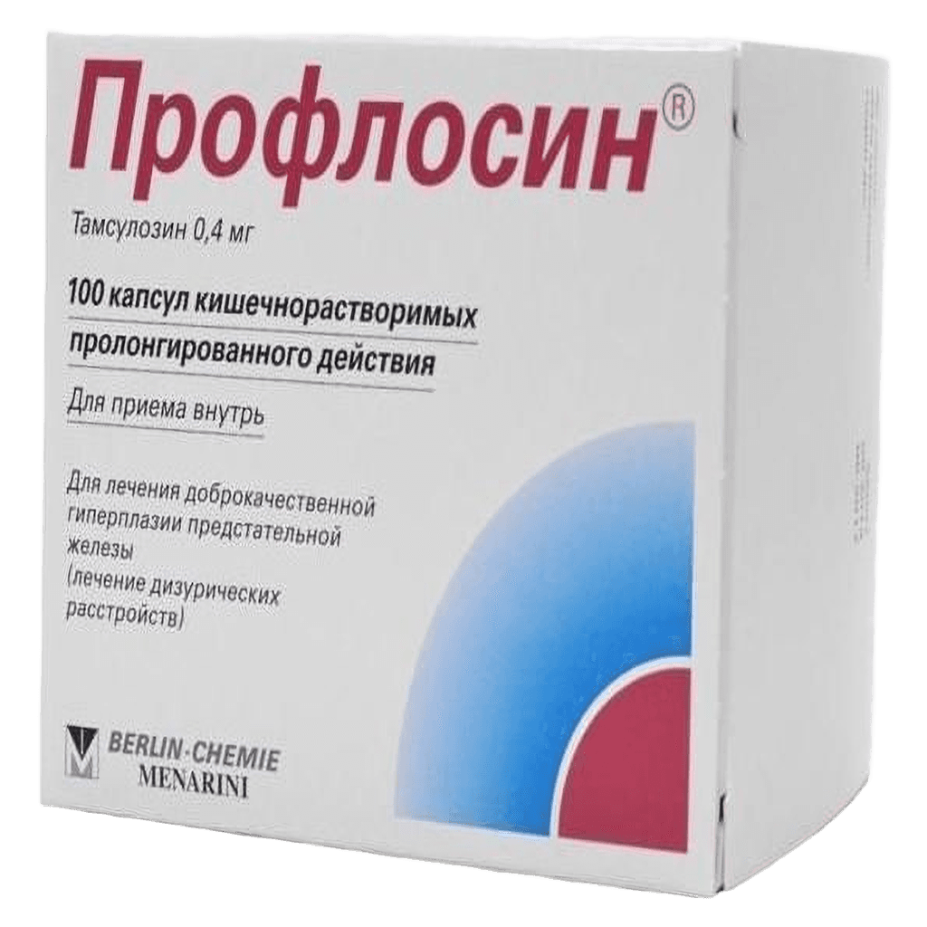 Профлосин, 0,4 мг, капс. №100