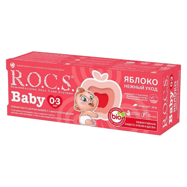 Зубная паста дет. R.O.C.S. Baby, 45 г (яблоко)