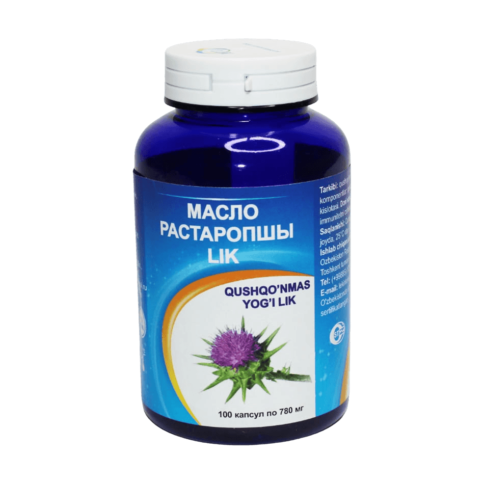Масло Расторопши LIK, 0.78 г, капс. №50