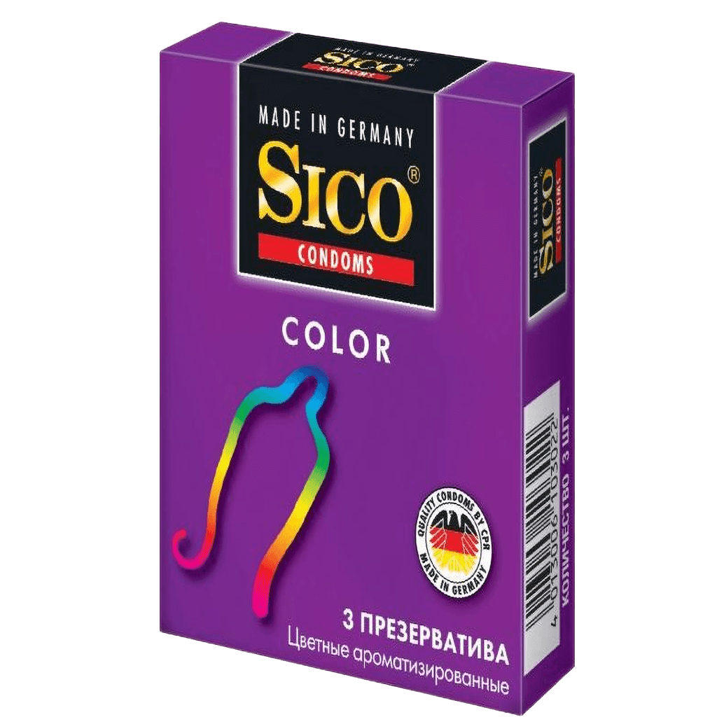 Презервативы Sico Color, №3 (Цветные ароматизированные)