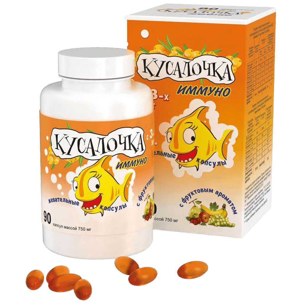 Кусалочка Иммуно, 750 мг, капс. №90