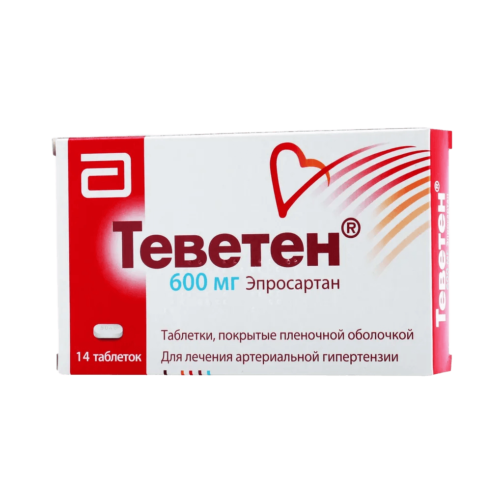 Теветен, 600 мг, таб №14