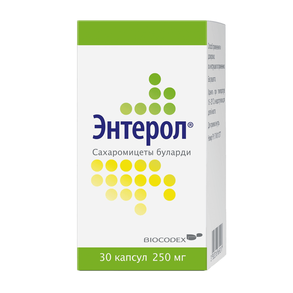 Энтерол, 250 мг, капс. №30