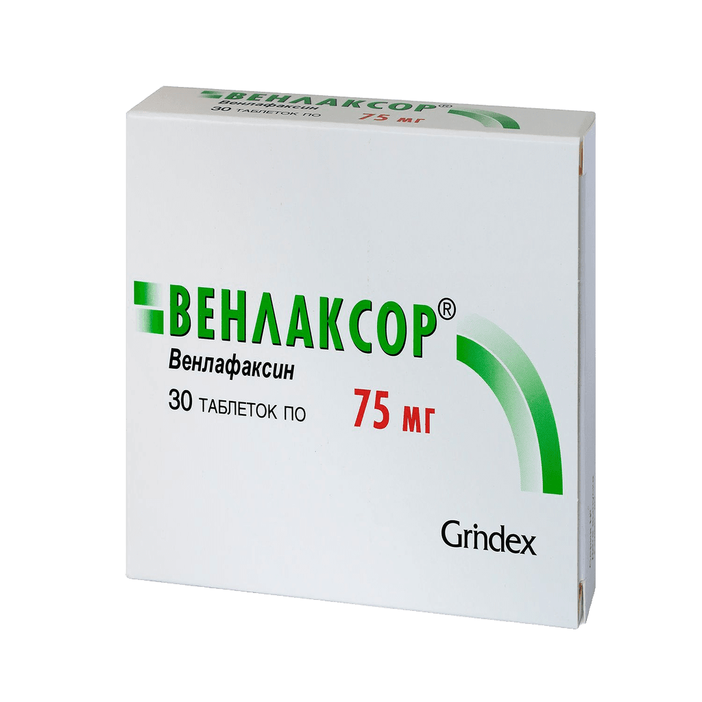 Венлаксор, 75 мг, таб. №30