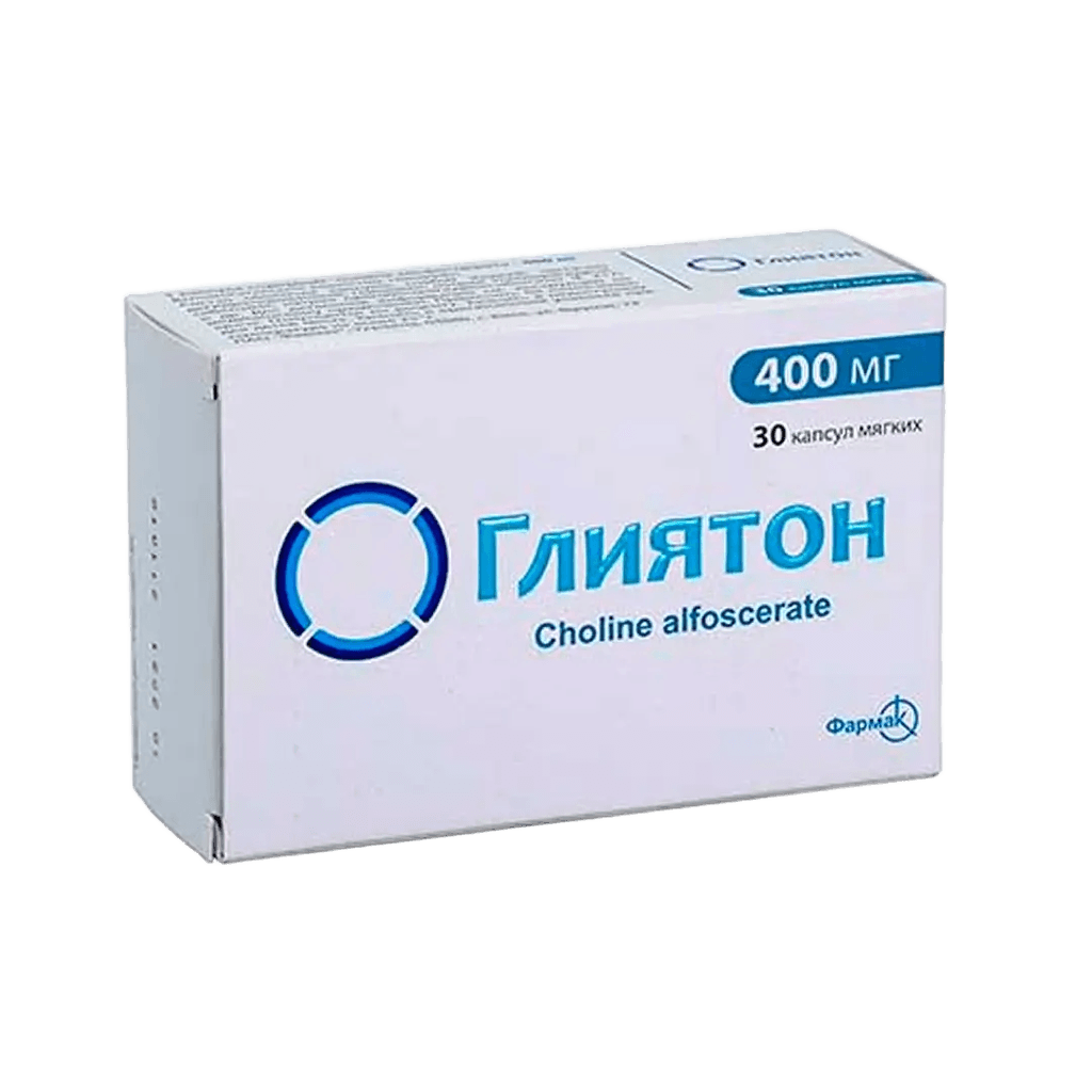 Глиятон, 400 мг, капс. №30