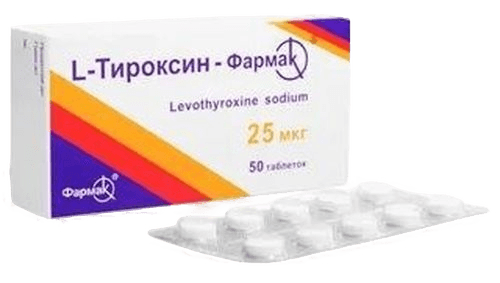 L-Тироксин-Фармак, 25 мкг, таб. №50