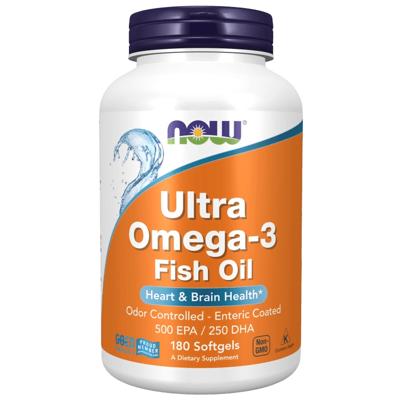 Ультра Омега-3 (NOW Ultra Omega-3), капс. №180