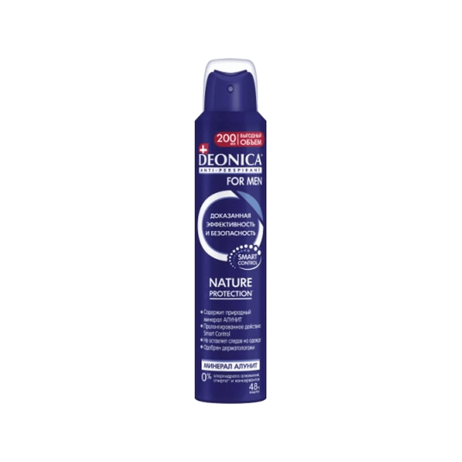 Антиперспирант Deonica Nature Protection for Men, 200 мл, спрей
