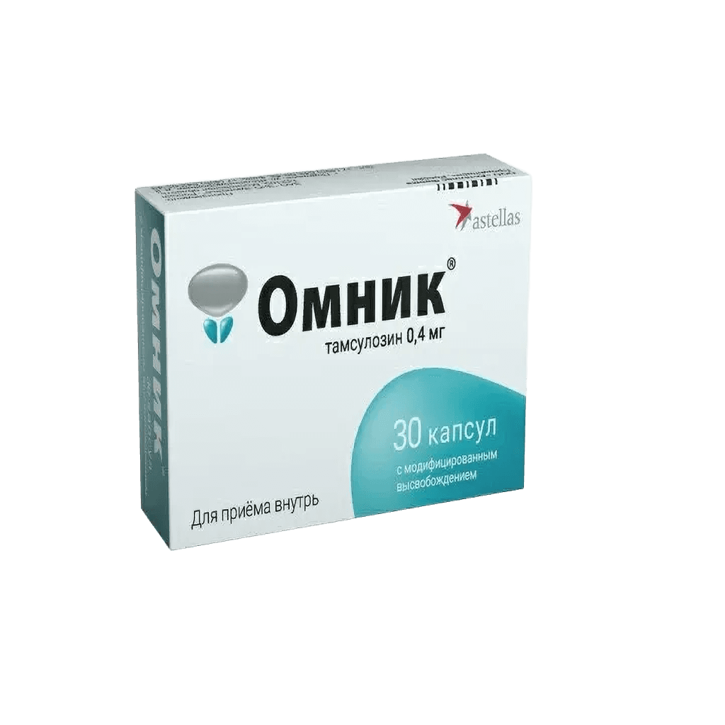 Омник, 0,4 мг, капс. №30