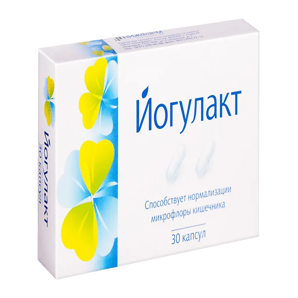 Йогулакт, 400 мг, капс. №30
