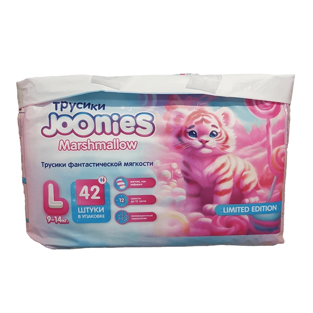 Подгузники трусики Joonies Marshmallow, раз. L, №42