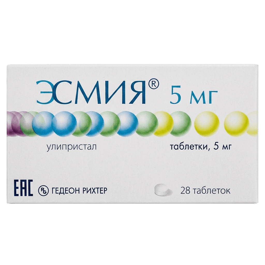 Эсмия, 5 мг, таб. №28