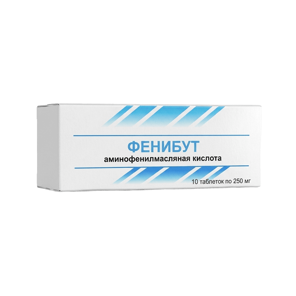 Фенибут, 250 мг, таб. №10