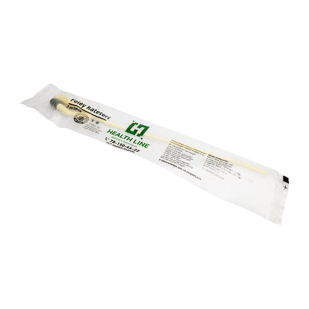 Катетер Фолея двухходовой Health Line, раз. 10 Fr