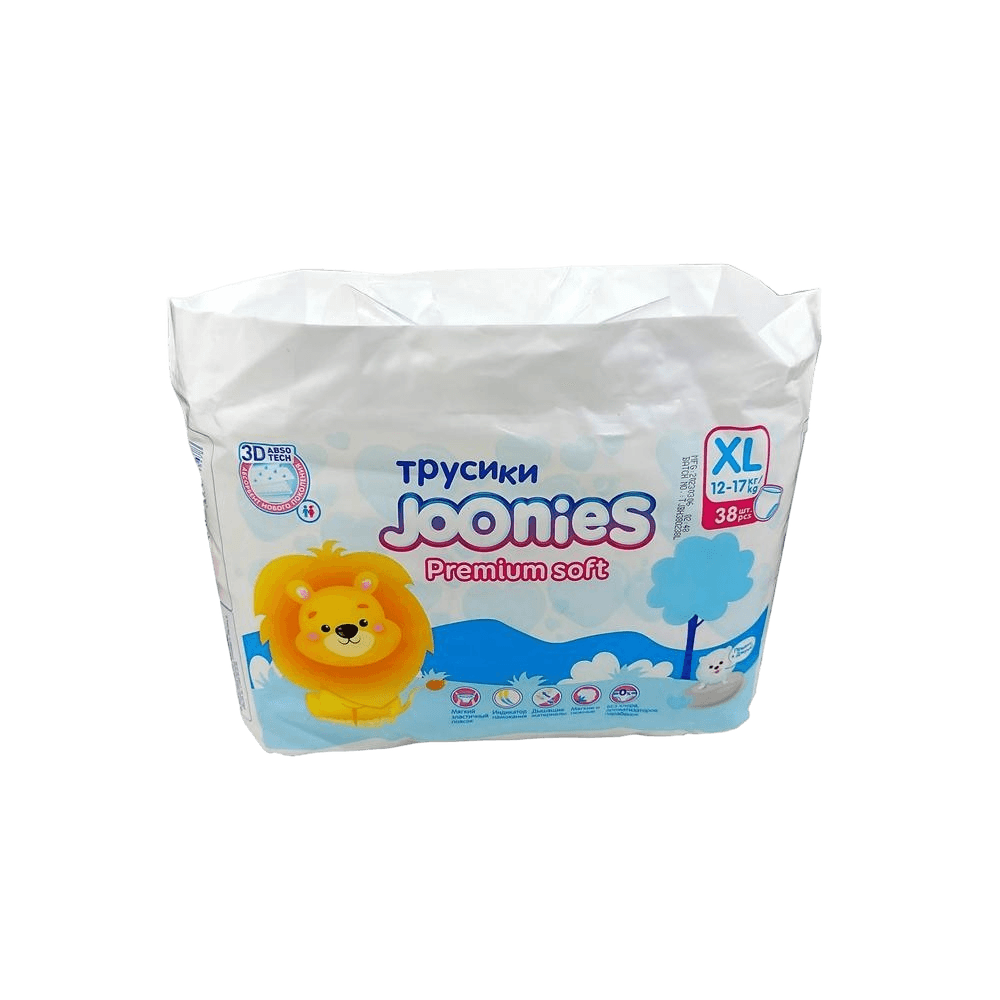 Подгузники трусики Joonies Premium soft, раз. XL, №38