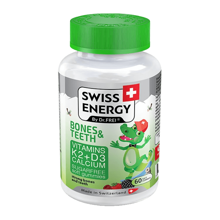 Витамины Swiss Energy Bones & Teeth, капс. №60