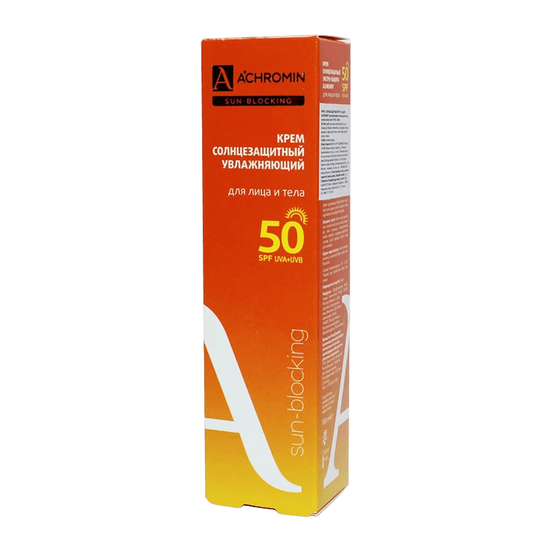 Крем солнцезащитный экстра-защита SPF 50 Achromin, 100 мл