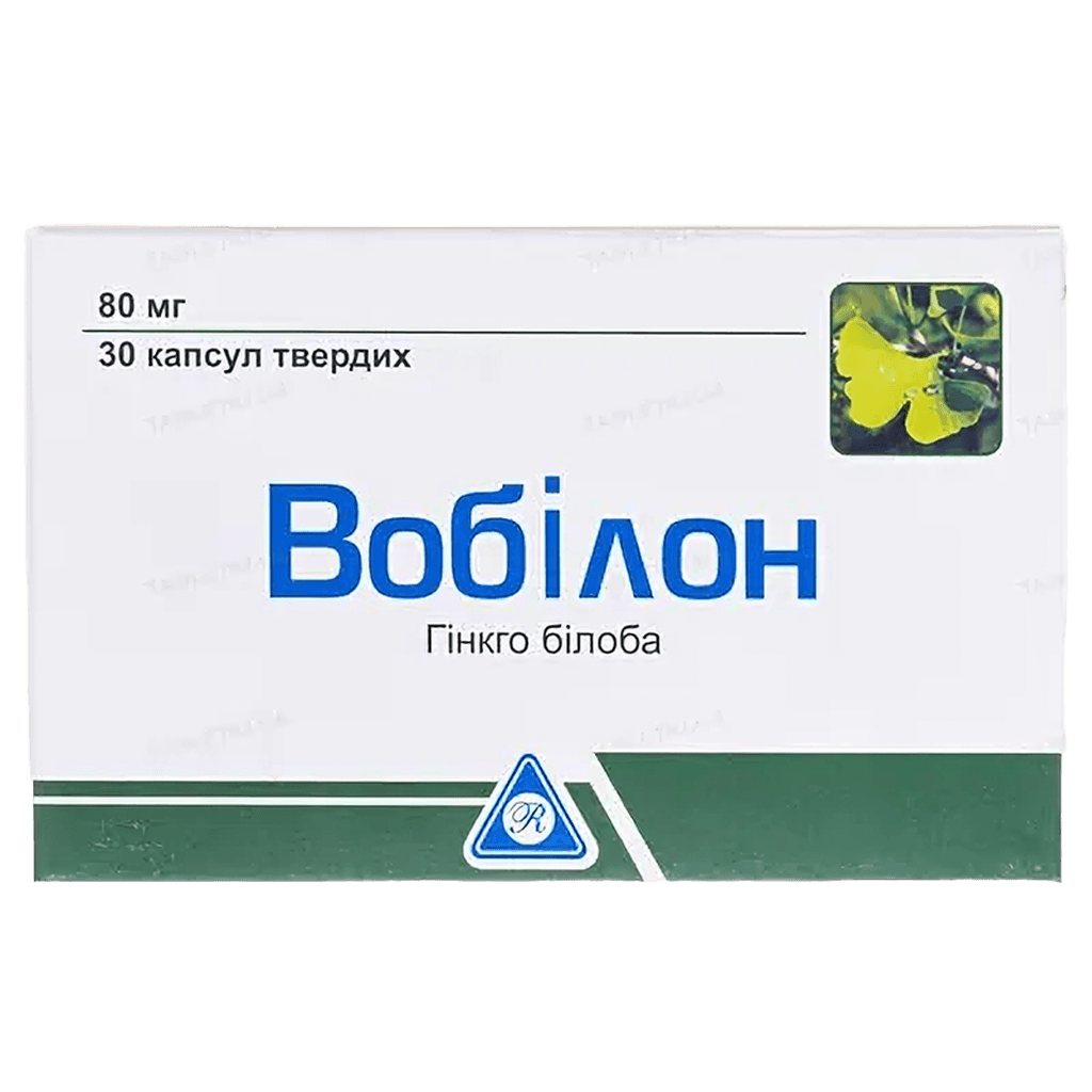 Вобилон, 80 мг, капс. №30