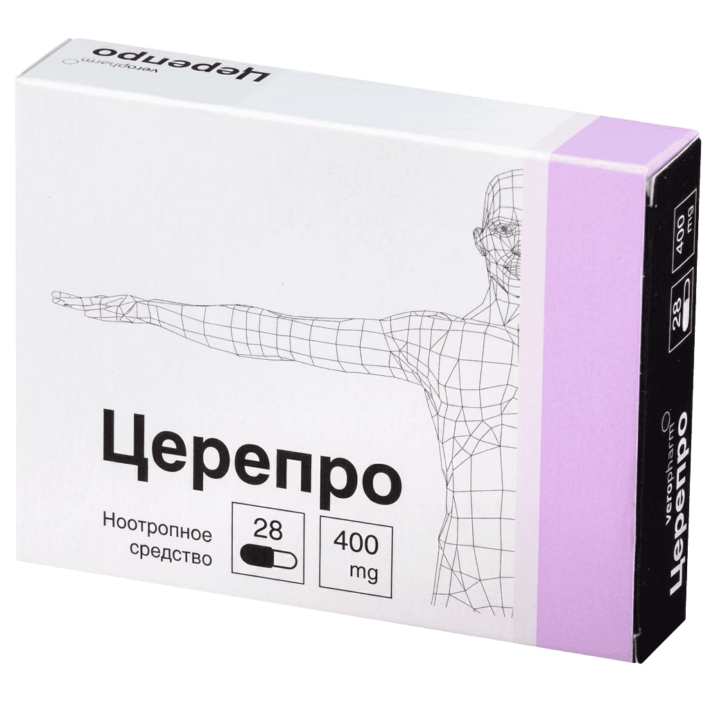 Церепро, 400 мг, капс. №10