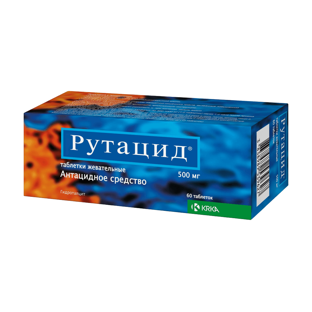 Рутацид, 500 мг, таб. №60