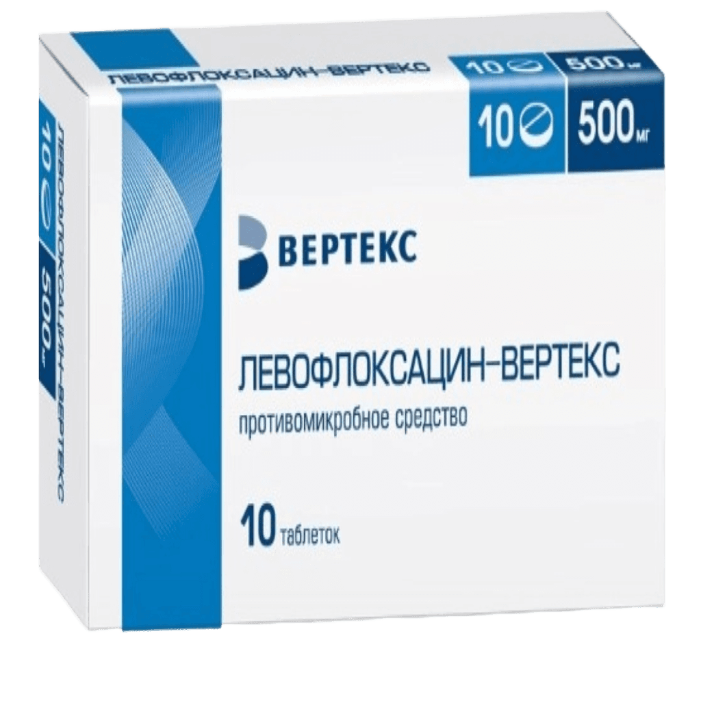 Левофлоксацин, 500 мг, таб. №10
