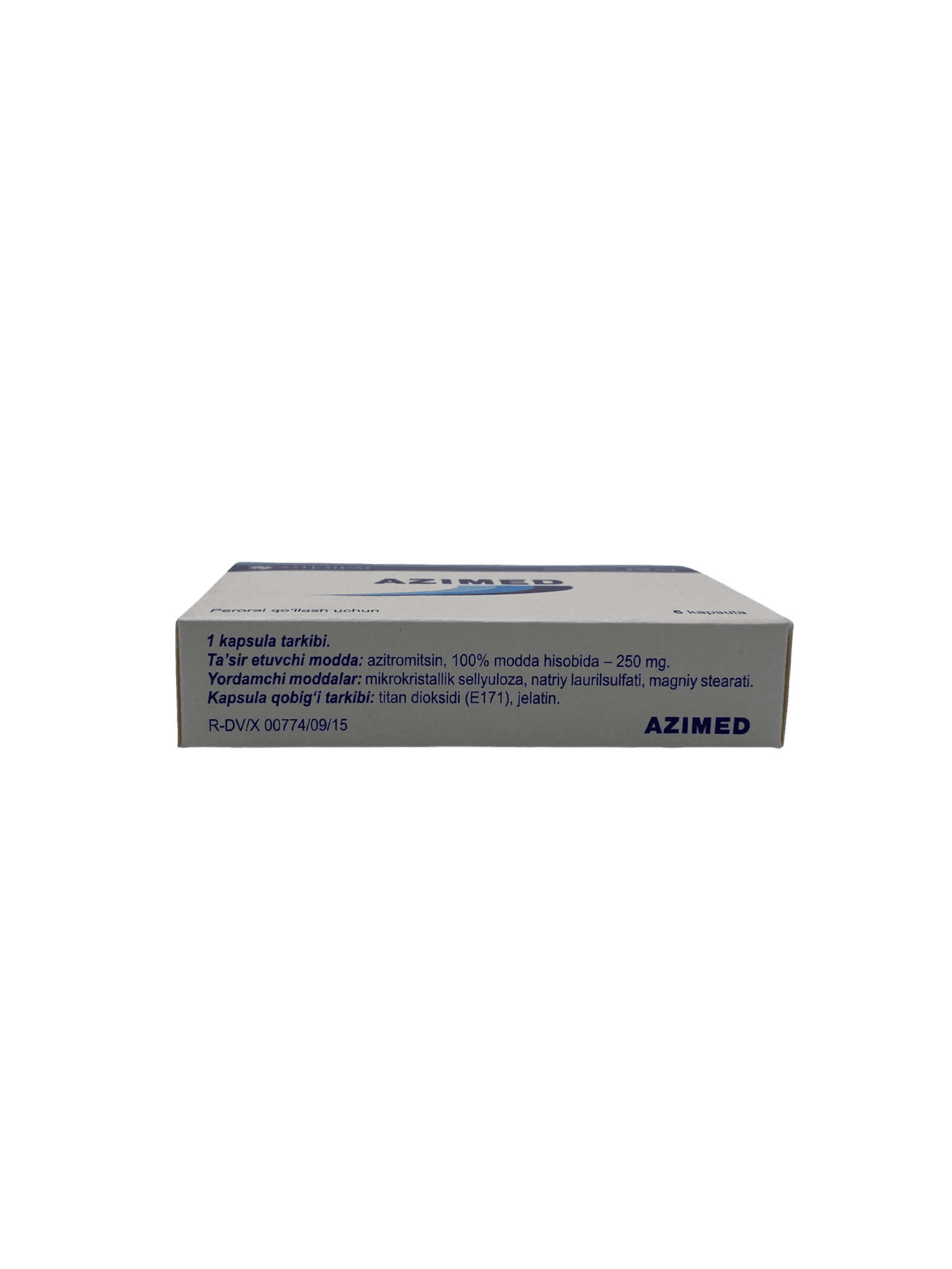 Азимед, 250 мг, капс. №6