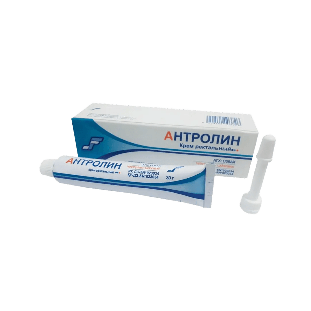 Антролин, 0,30 г/1,5 г, 30 г, крем рект.