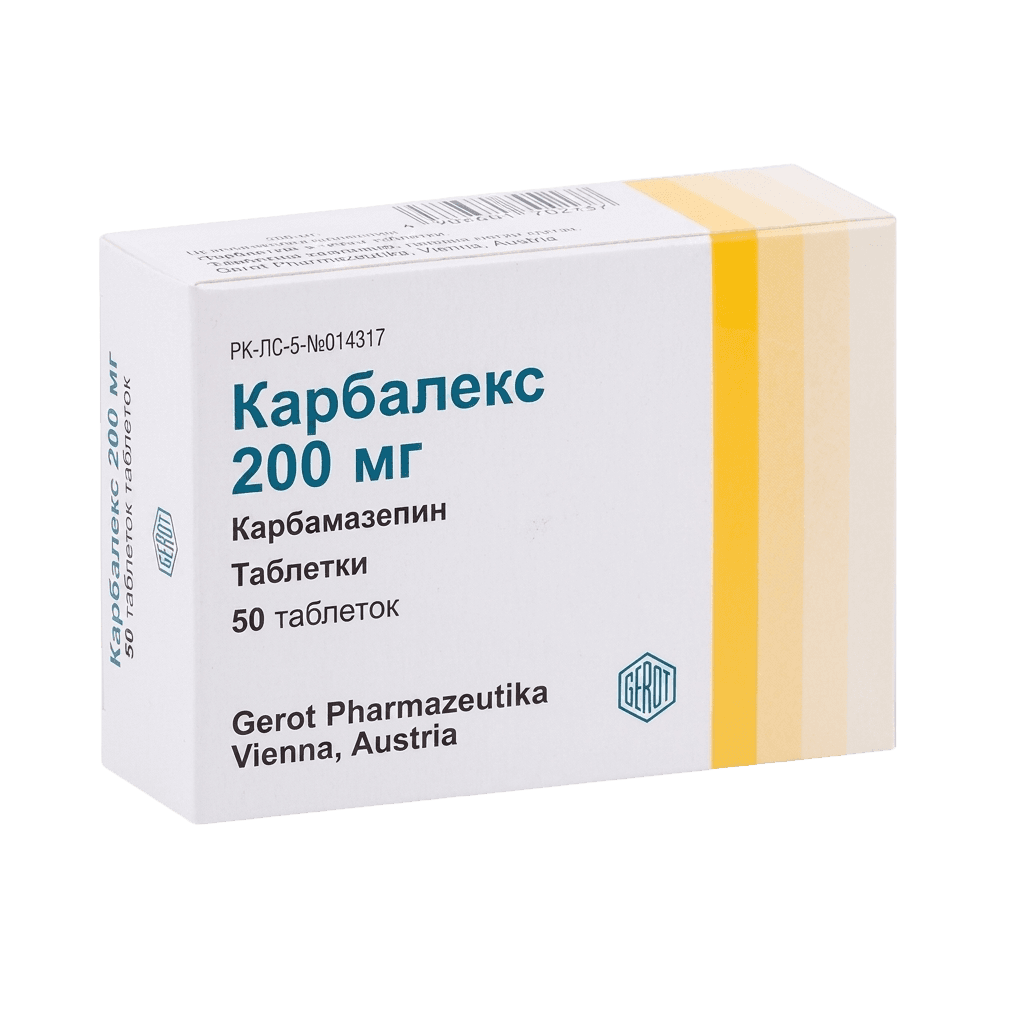 Карбалекс, 200 мг, таб. №50