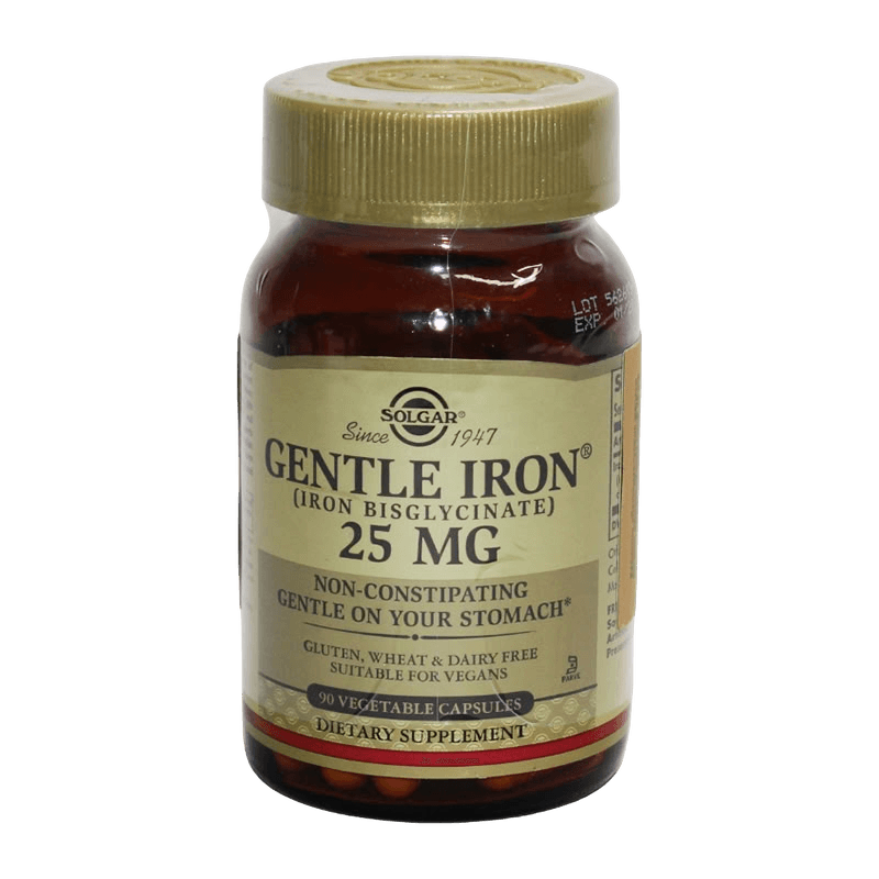 Железа Джентл (Solgar Gentle Iron), 25 мг, капс. №90