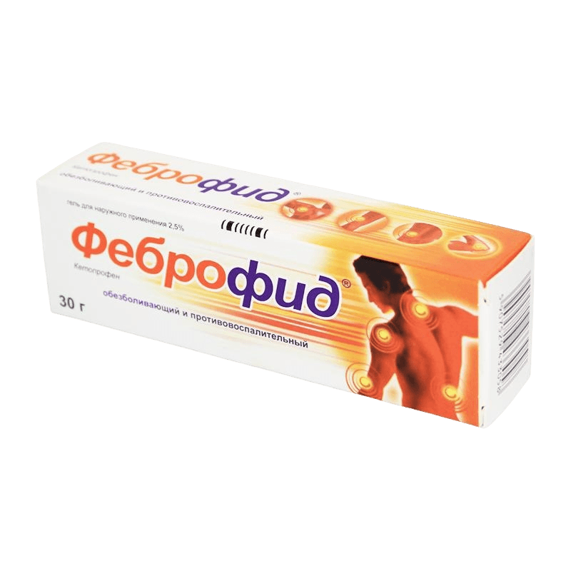 Феброфид, 2,5%, 30 г, гель