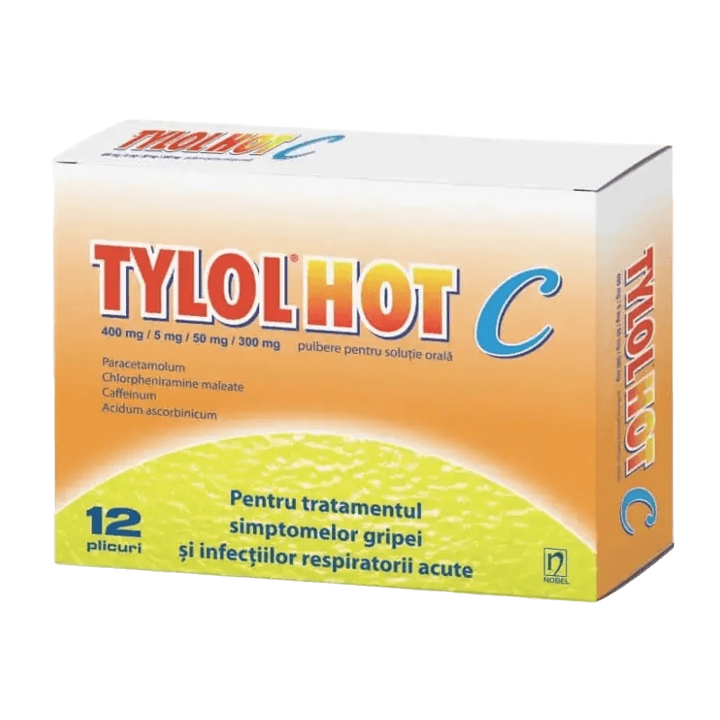 Тайлол Хот С, 4 г, пакетики, №12