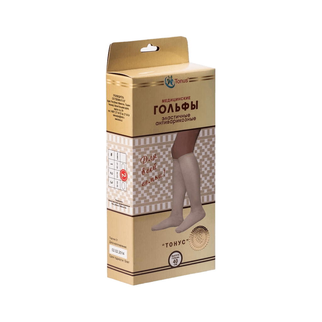 Гольфы эласт. антиварикоз Тонус, раз. 1 (37-39)