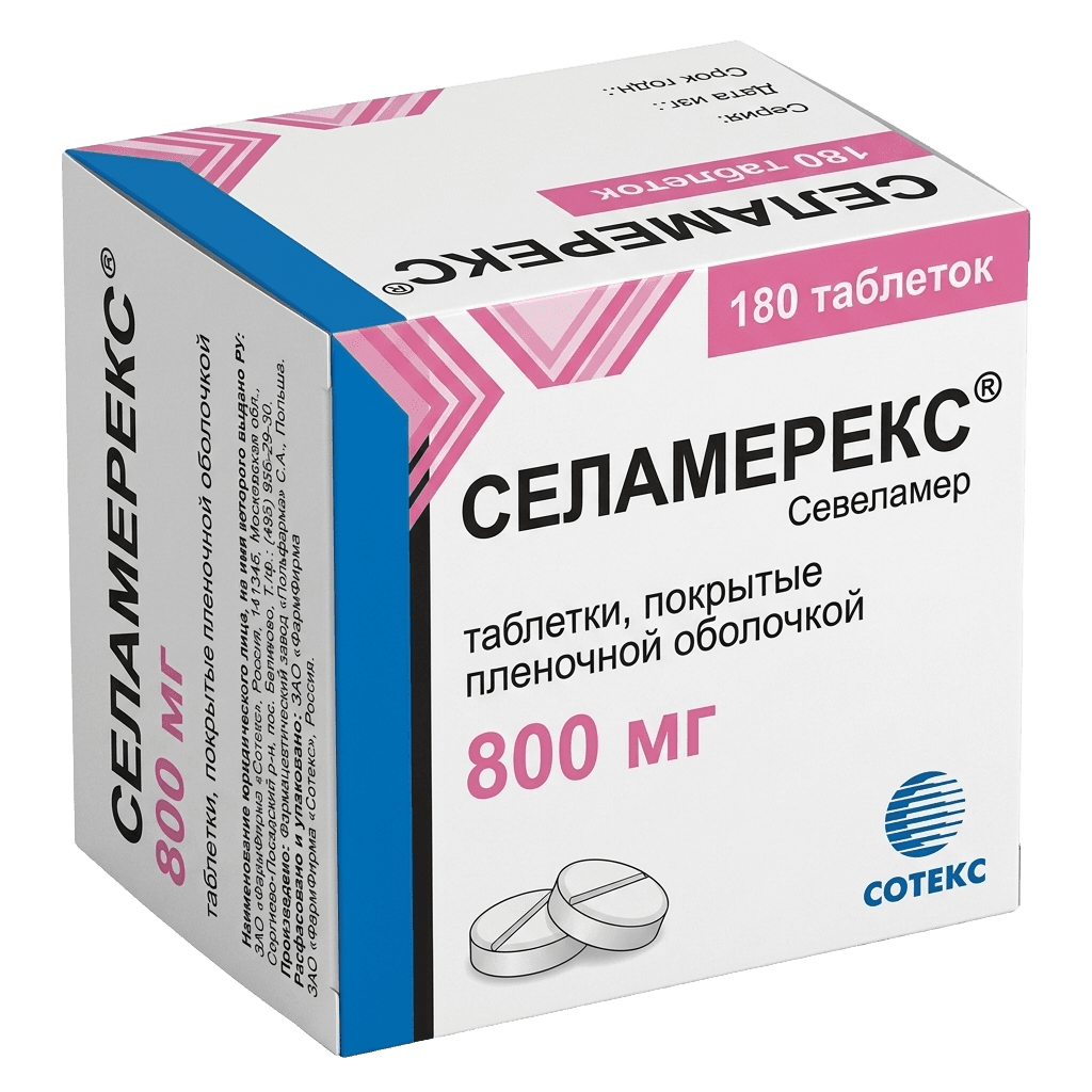 Селамерекс, 800 мг, таб. №180
