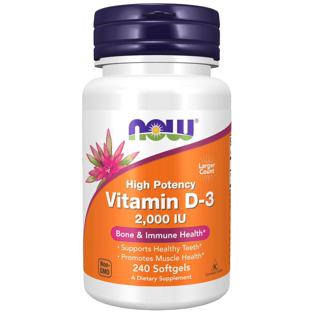 Витамин Д-3 (NOW Vitamin D-3), 2000 МЕ, капс. №240