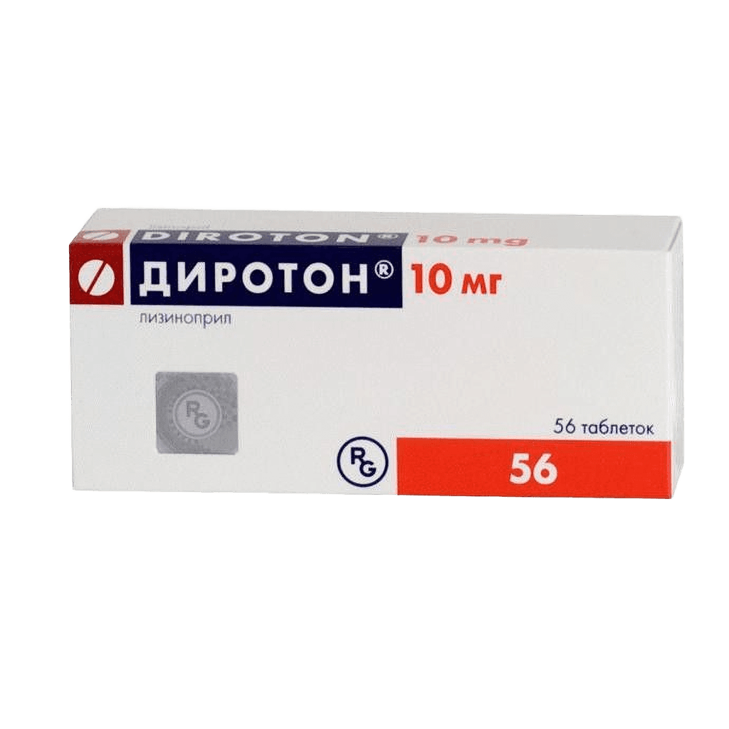 Диротон, 10 мг, таб. №56