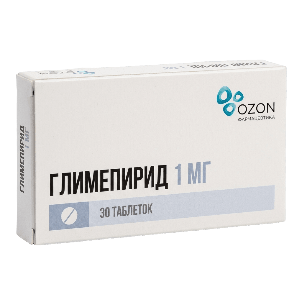 Глимепирид, 1 мг, таб. №30