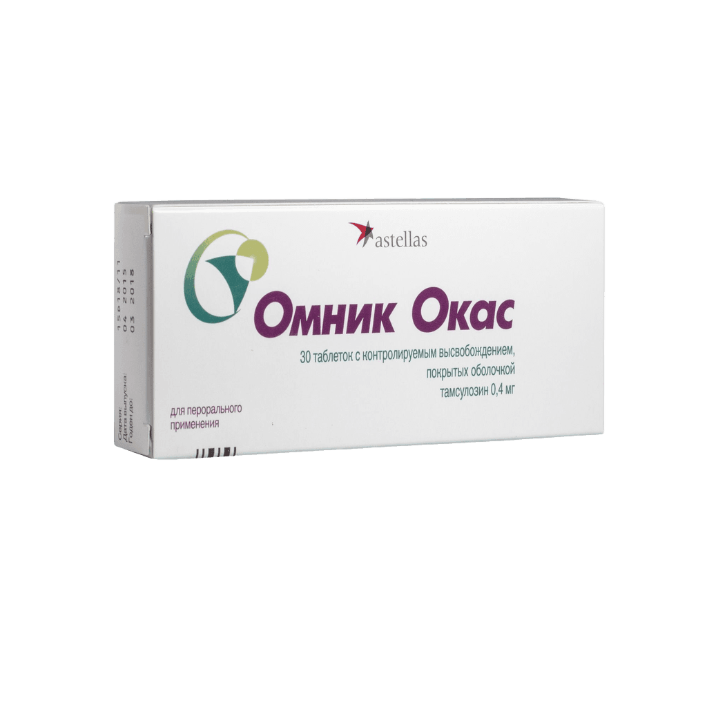 Омник Окас, 0,4 мг, таб. №30