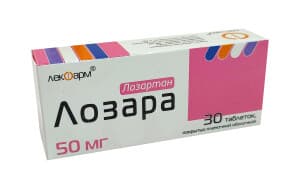 Лозара Н, 50 мг/12,5 мг, таб. №30
