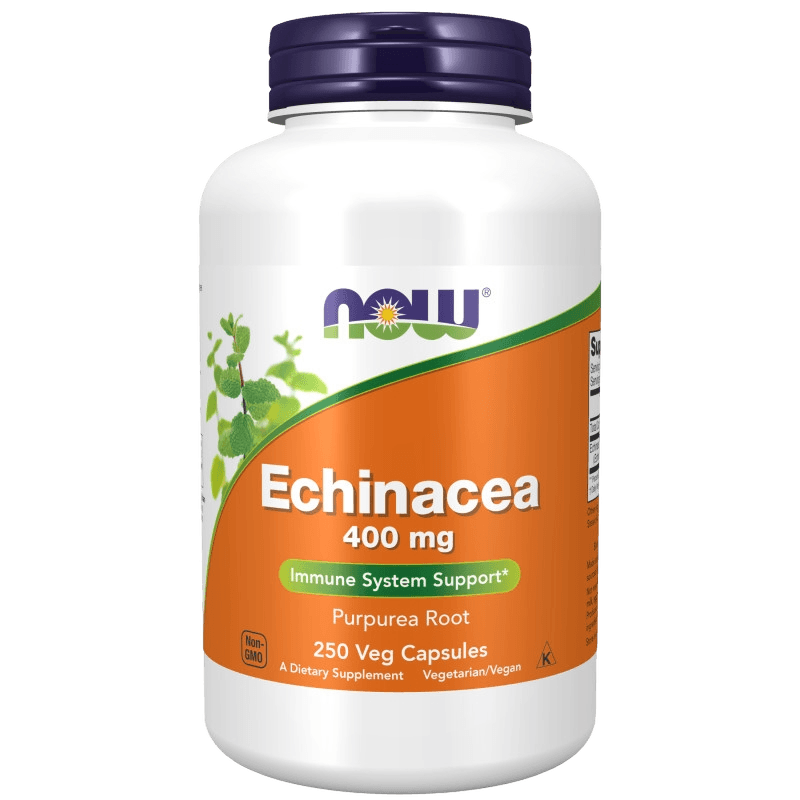 Эхинацея (NOW Echinacea), 400 мг, капс. №250