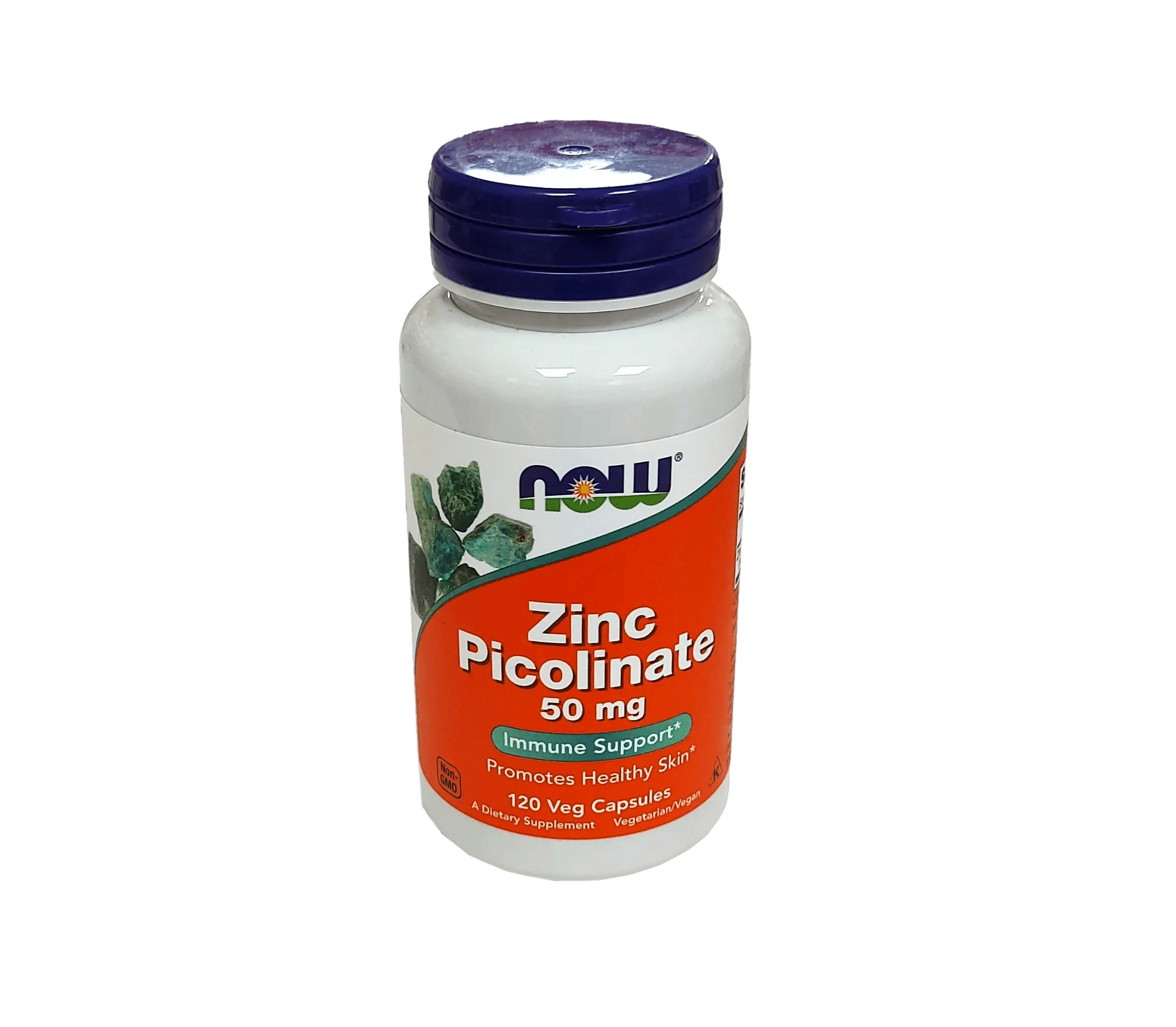 Цинк Пиколинат (NOW Zinc Picolinate), 50 мг, капс. №120
