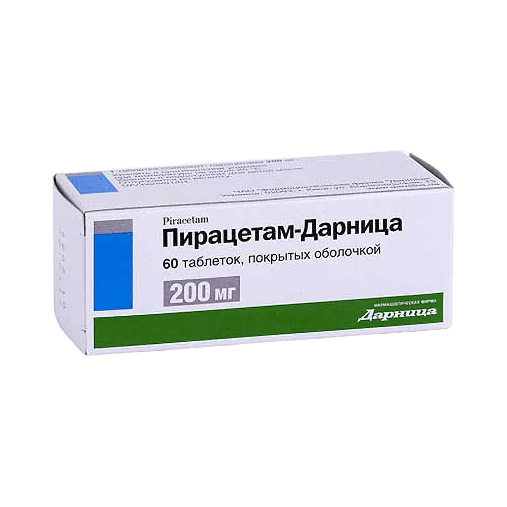 Пирацетам-Дарница, 200 мг, таб. №60