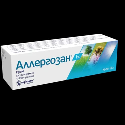 Аллергозан, 1%, 18 г, крем